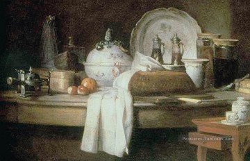 Jean Baptiste Simeon Chardin Nature morte Peinture à l'huile